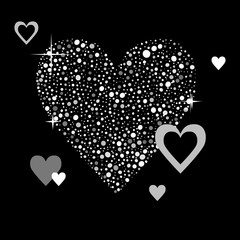 Valentines day greeting card