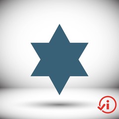 star icon stock vector illustration flat design