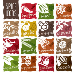 Spice icon set.