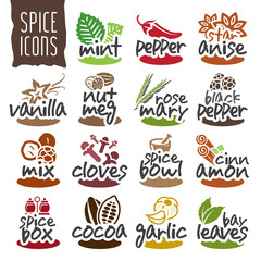 Spice icon set.