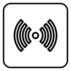 A wireless network icon.