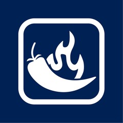 Chili, pepper icon - Illustration