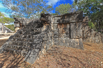 Small pyramid, Chichen Itza, Mexico 