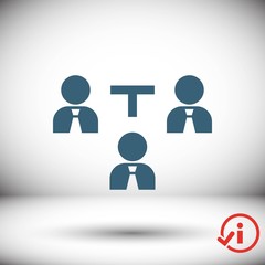 Business people team crowdy walk silhouette concept businesspeople group human resources over world map background vector icon