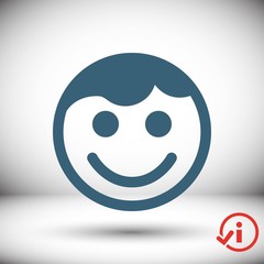 waiter icon stock vector illustration flat design