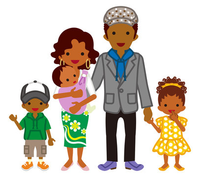 Young family -African Ethnicity