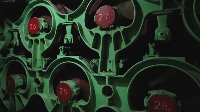 Paper production machine. Processing of secondary resources. Paper recycling. Large enterprise