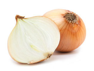 fresh bulbs of onion