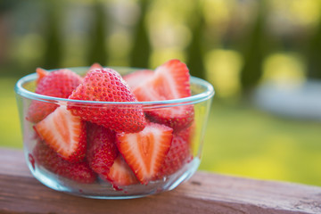 Sweet Bowl of Strawberries