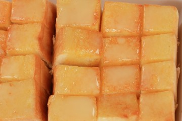 Butter toast and sugar milk