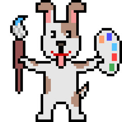 vector pixel art artist