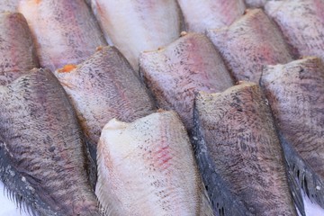 Dried fish at the market