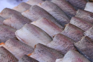 Dried fish at the market