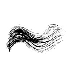 Ink vector brush strokes. Vector illustration. Grunge hand drawn watercolor texture.