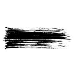 Ink vector brush strokes. Vector illustration. Grunge hand drawn watercolor texture.