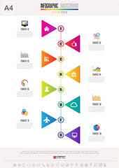 Infographics design template