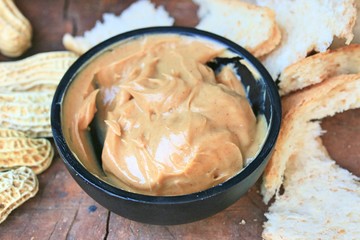 Peanut butter and bread