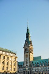 Fototapeta na wymiar Rathaus Hamburg / City Hall Hamburg