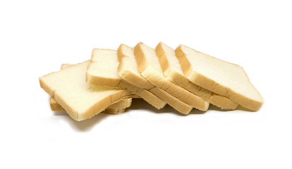 Sandwich bread isolated on white background