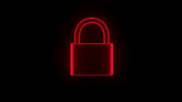 Padlock hologram unlock lock key security safety protection hack password 4k