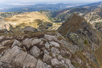 Amazing Landscape from Malyovitsa peak, Rila Mountain, Bulgaria
