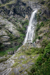 Fototapeta na wymiar Mountain Waterfall