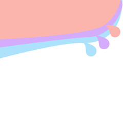 Pastel colored backgrounds with stripes with copy space