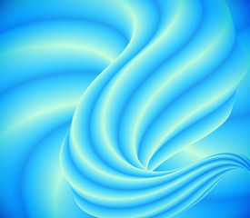 Blue vector twisted abstract background