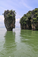 Naklejka premium James Bond island in Phang Nga province, Thailand.