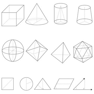 Vector Set of Geometrical Shapes