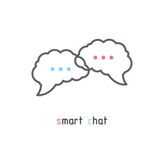 Vector Smart Chat Symbol