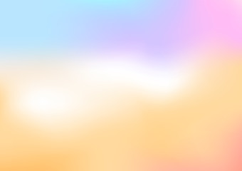 Soft pastel colored abstract background vector