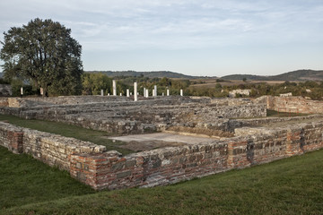 Fototapeta na wymiar Felix Romuliana archaeological site from Roman times