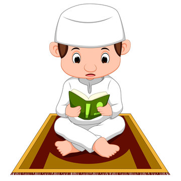 muslim boy praying