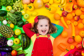 Healthy fruit and vegetable nutrition for kids