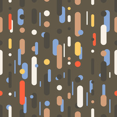 Abstract vector seamless pattern. Color abstract background