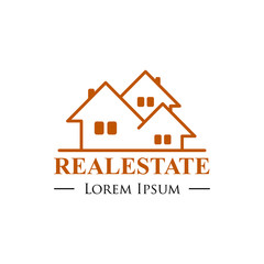 real estate vector logo.