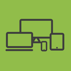 minimalistic technology mockup