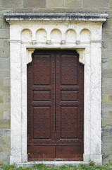 Convent Doors in Cortona, Italy