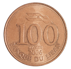 Lebanese livres coin