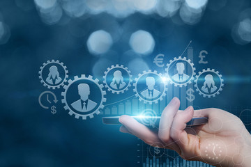 The control mechanism using the phone.