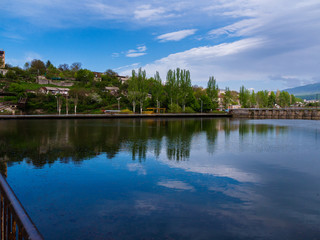 Beautiful lake landscape, Armenia