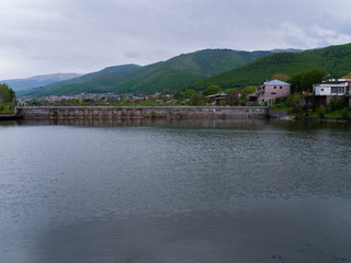 Fototapeta na wymiar Beautiful lake landscape, Armenia