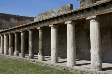 Naklejka premium Stabian Baths at Pompeii, Italy