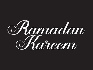 Ramadan kareem text design