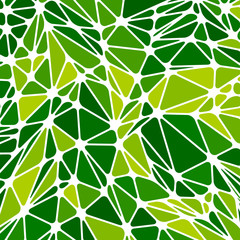 Abstract orahge geometric triangular desing low polygon background. Modern geometric abstract mosaic background. Dark and light rounded graphic design triangle pattern. 