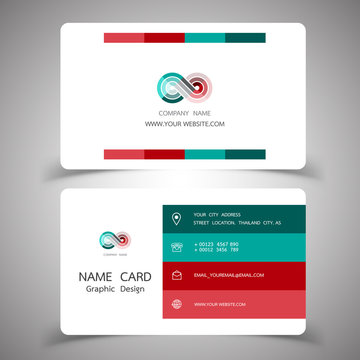 business card design set.Vector illustrations.