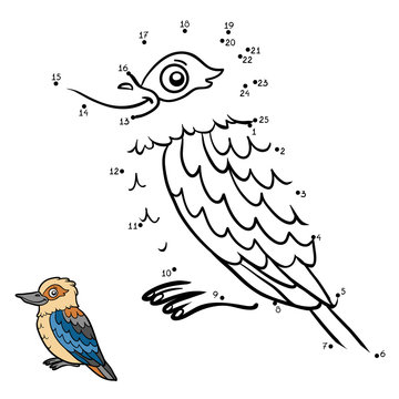 recommend clip art: Numbers game, Kookaburra