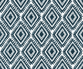 Tribal Mexican ornament vector seamless pattern