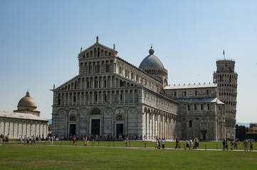 Building against blue sky
